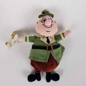 Disney Store Park Ranger Bean Bag Plush Grin & Bear It Humphrey Bear Cartoon NEW